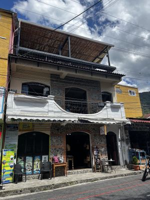 Outside view  at The Little Spoon in Panajachel