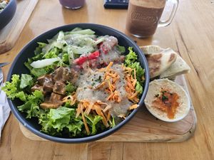 Vegan tofu tikka masala at The Little Spoon in Panajachel