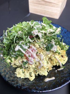 Tofu scramble side (6,50€)  at Heaven's Kitchen in Stuttgart