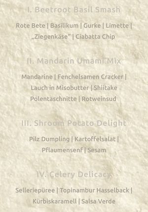 Hauptgang: Vol. VI A Quantum Leap  at Heaven's Kitchen in Stuttgart