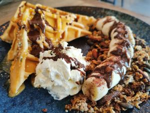 Waffles at Heaven's Kitchen in Stuttgart