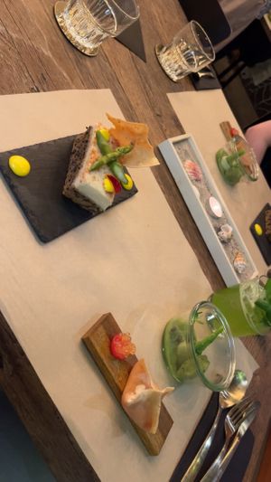 7 senses menu  at Heaven's Kitchen in Stuttgart