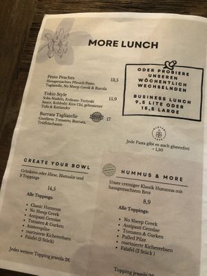 Menu   at Heaven's Kitchen in Stuttgart