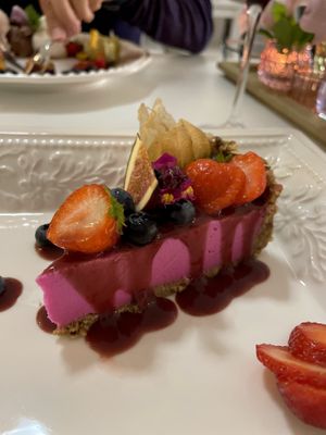 Dragon fruit Cheesecake    at Pink Lettuce in Chester