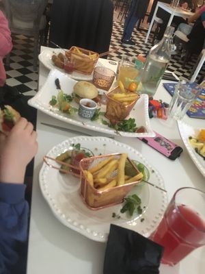 Ate loads before we took pix 🤦‍♀️  at Pink Lettuce in Chester