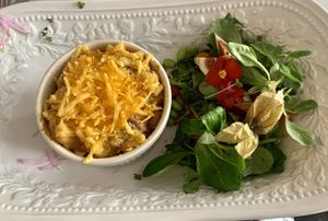 Mac n cheese!  at Pink Lettuce in Chester