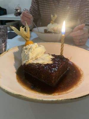 The best sticky toffee pudding   at Pink Lettuce in Chester