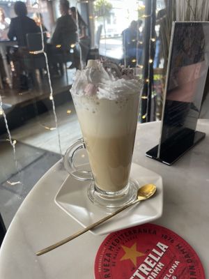 White hot chocolate 10/10  at Pink Lettuce in Chester