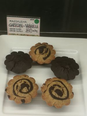 Delicious muffin like cakes! at Horno Santa Madrona in Barcelona