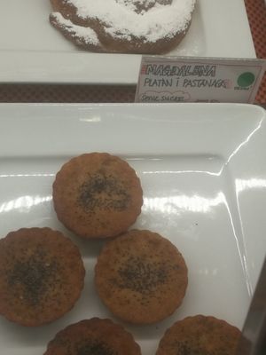 Very healthy cakes at Horno Santa Madrona in Barcelona