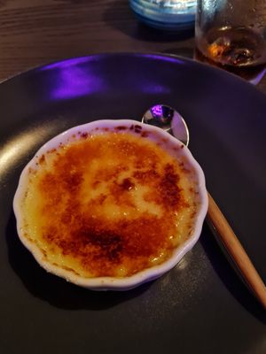 Creme brulé at Chay Vegan in Stavanger