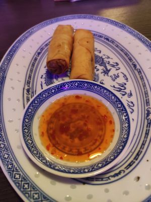 Vårruller, spartan, but great taste. at Chay Vegan in Stavanger