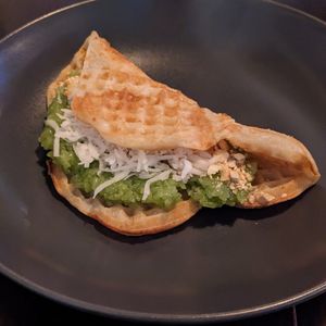 Waffle at Chay Vegan in Stavanger