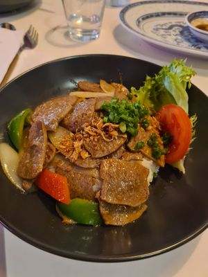 Luc lac at Chay Vegan in Stavanger