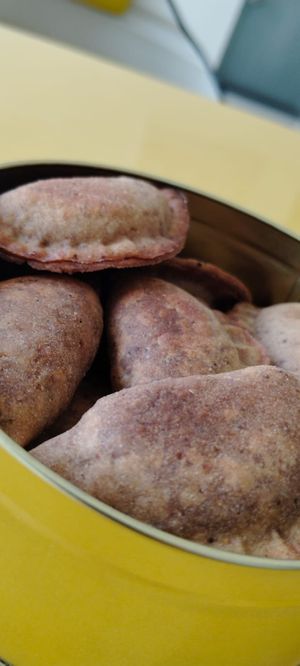 Whole Wheat Baked Vegan Gujhiya  at Cafe ZERO in Karnataka