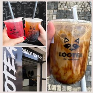 Tasty drink with great location at Lootea in Prague