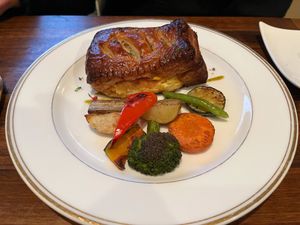 Main course "Seasonal Vege-pie" at Cafe Banmari in Mishima