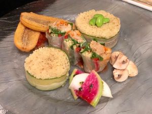 Vegan Course Example at Cafe Banmari in Mishima