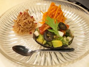 Vegan Course Example  at Cafe Banmari in Mishima