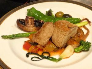 Vegan Course Example at Cafe Banmari in Mishima