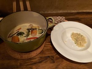 Hot pot at Cafe Banmari in Mishima