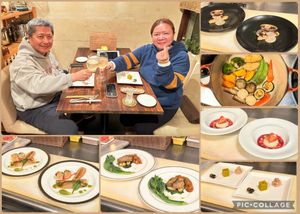 April 7, 2026 #vegandinnercourse B
Tonight we welcomed guests from Taiwan 🇹🇼
謝謝😌
#台湾素食 #vegan  at Cafe Banmari in Mishima
