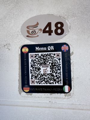 Menu QR-Code  at D3 Restaurante in Gran Canaria