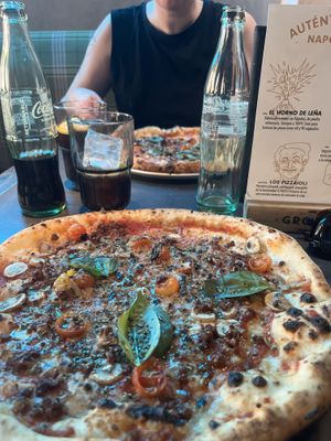 Vegan option   at Grosso Napoletano Senza Glutine in Madrid