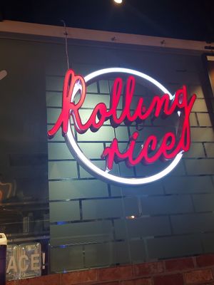 Decor at Rolling Rice - Marina Square in Central Singapore