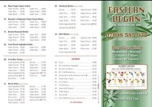  at Eastern Vegan in Reading