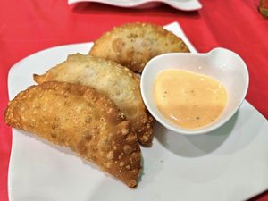 Pastelillos at Casa Borinqueña in San Francisco