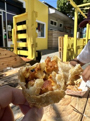 Empanada  at Casa Borinqueña in San Francisco