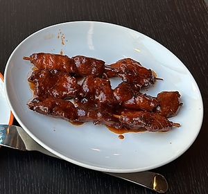 Pinchos (Delicious with a touch of sweet and spice)  at Casa Borinqueña in San Francisco