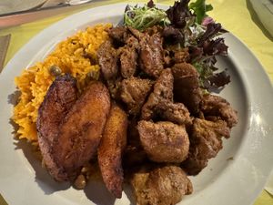 Chicken plate   at Casa Borinqueña in San Francisco