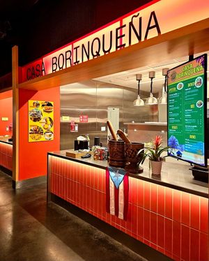 Their kitchen space in the food court at Casa Borinqueña in San Francisco