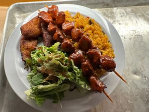 Sampler platter  at Casa Borinqueña in San Francisco