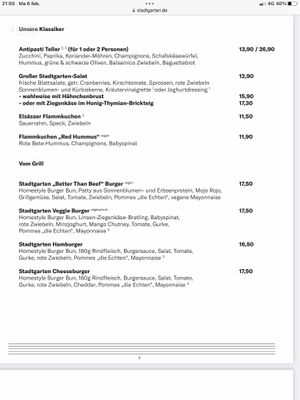   at Stadtgarten Restaurant  in Cologne