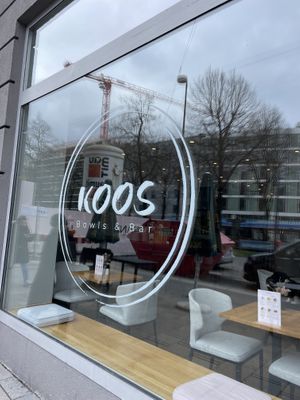 Inside a hotel   at KOOS Bowls & Bar in Munich