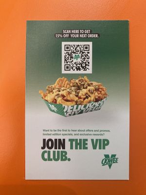 VIP club  at Oowee Vegan in Brighton