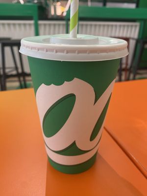 Soft drinks available on draft or in can  at Oowee Vegan in Brighton