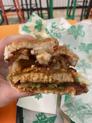 BBQ Cluckin Sandwich  at Oowee Vegan in Brighton