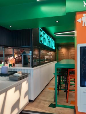 cool setting at Oowee Vegan in Brighton