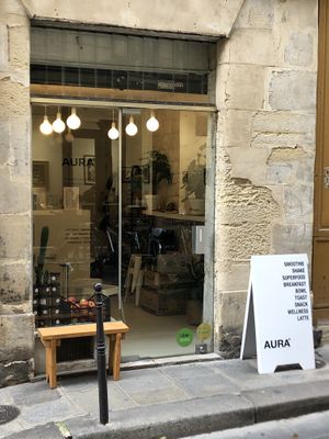   at Aura Juice in Paris