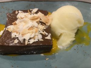 Avocado Chocolate Coconut Mousse  at Diego's in Providence