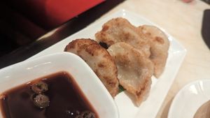 Cantonese Vegan Pot Stickers at Wynn Hotel - Red 8 in Las Vegas