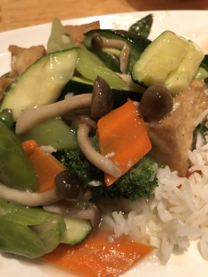 Veggie stir fry  at Wynn Hotel - Red 8 in Las Vegas