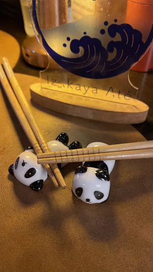 Our table setting   at Izakaya Ate in Noosa Heads