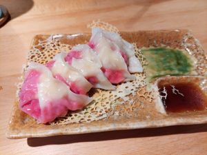 Beet Root Gyoza (5.50€) at Shisomen in Berlin
