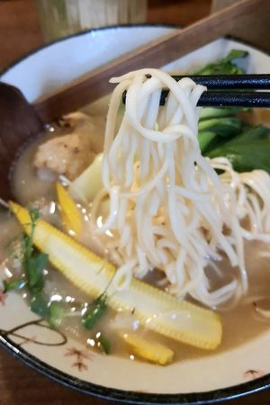 Miso Ramen - close-up at Shisomen in Berlin