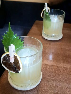 Shiso Whiskey Sour at Shisomen in Berlin